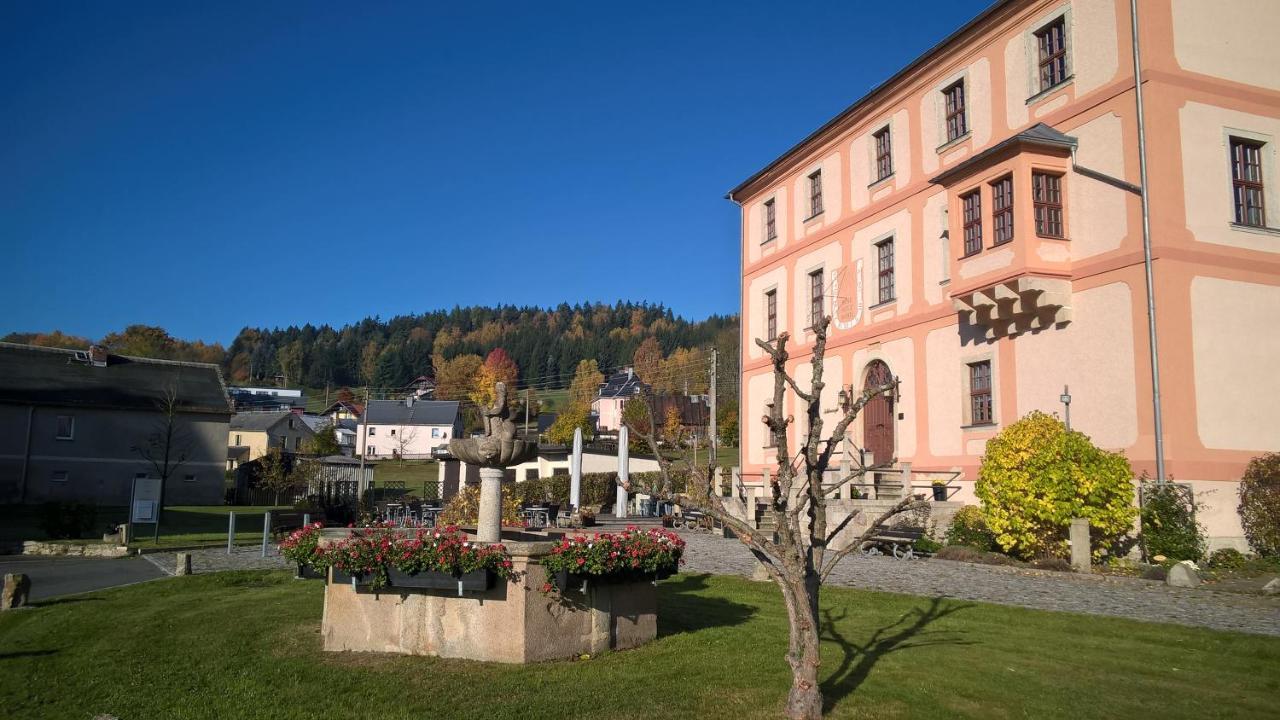 Hotel Garni Schloss Schoenberg Bad Brambach Luaran gambar