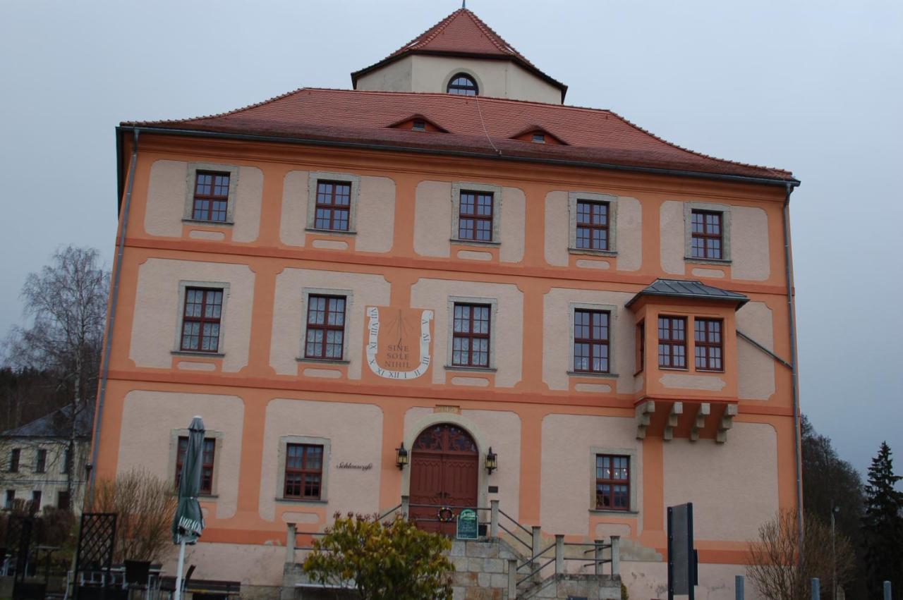 Hotel Garni Schloss Schoenberg Bad Brambach Luaran gambar
