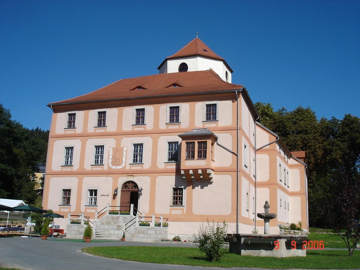 Hotel Garni Schloss Schoenberg Bad Brambach Luaran gambar