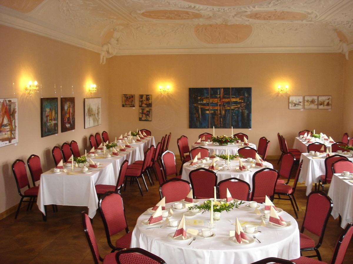 Hotel Garni Schloss Schoenberg Bad Brambach Luaran gambar